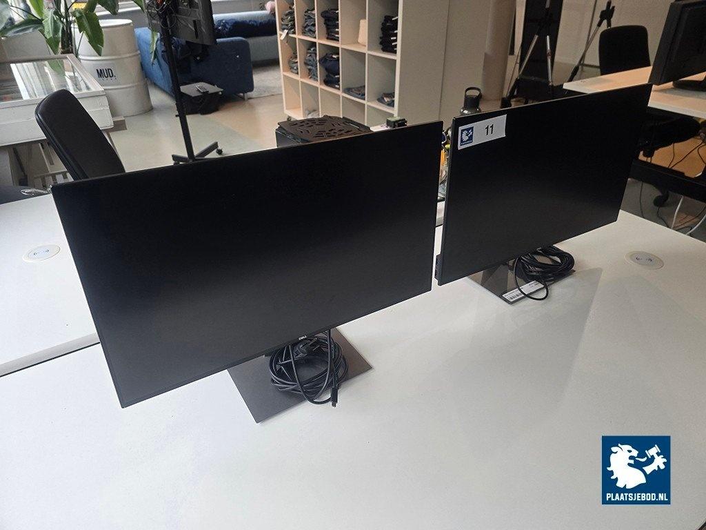 2 x Dell 24 inch monitor – foto 3 – kavel bij Plaats Je Bod, Weesp