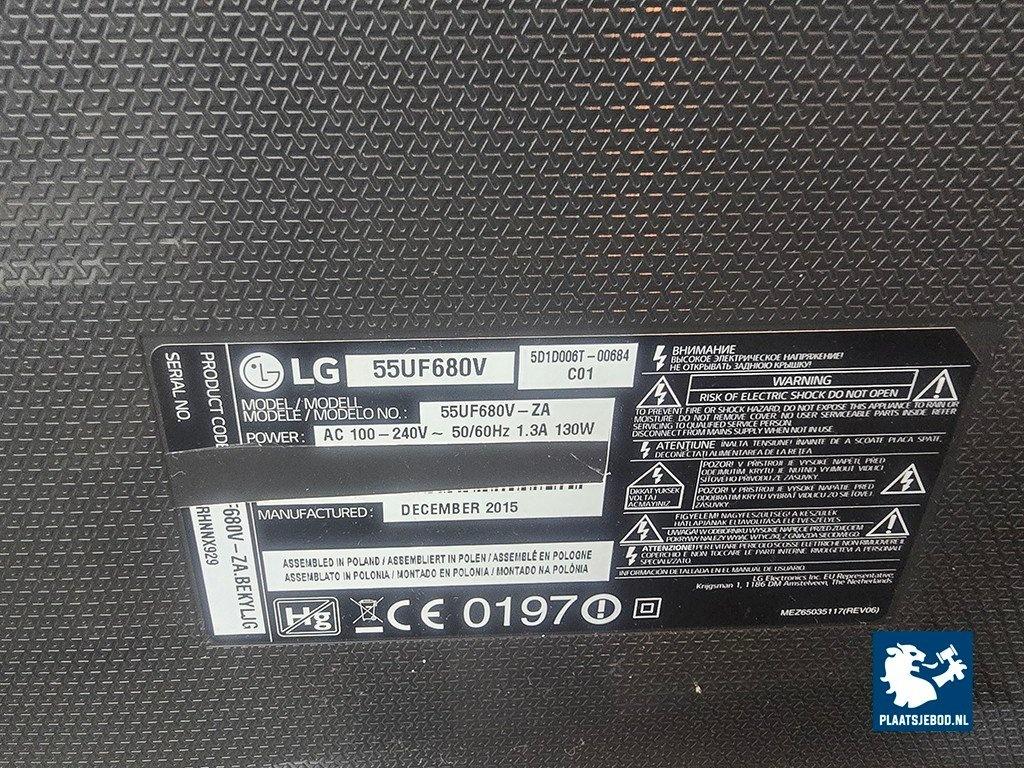 1 x LG 55 inch flatscreen op verrijdbare voet – foto 4 – kavel bij Plaats Je Bod, Weesp