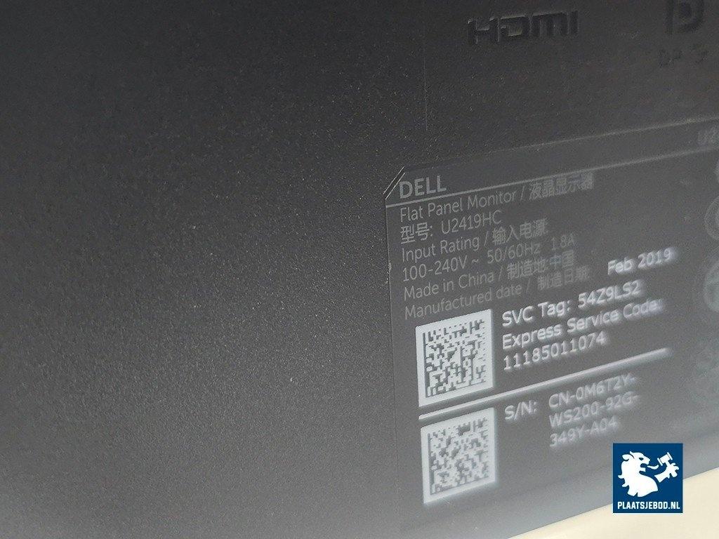 2 x Dell 24 inch monitor – foto 3 – kavel bij Plaats Je Bod, Weesp
