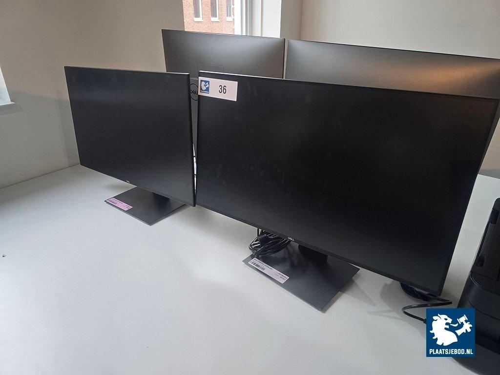 2 x Dell 24 inch monitor – foto 2 – kavel bij Plaats Je Bod, Weesp