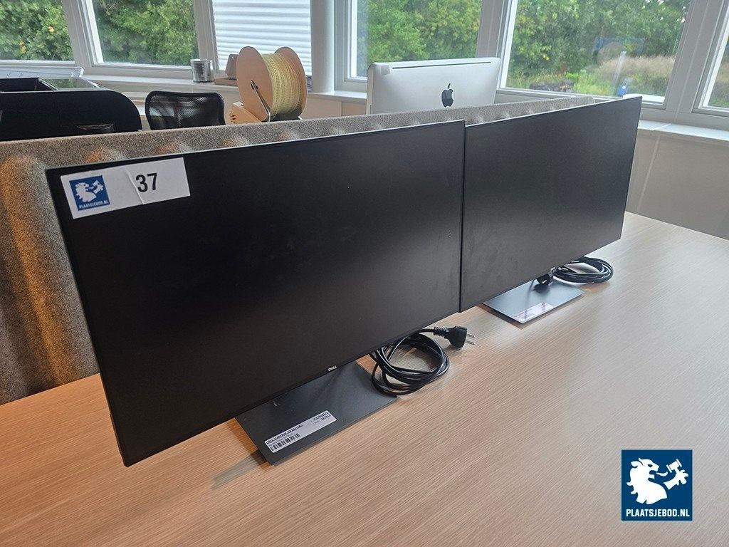 2 x Dell 24 inch monitor – foto 2 – kavel bij Plaats Je Bod, Weesp