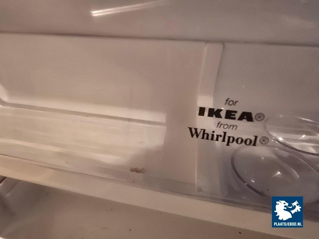 1 x Whirlpool/ Ikea RVS 2-deurs koel-/ vriescombinatie – foto 4 – kavel bij Plaats Je Bod, Weesp